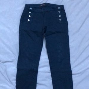 Navy skinny jeans